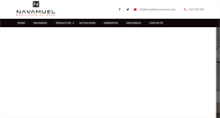 Desktop Screenshot of mueblesnavamuel.com